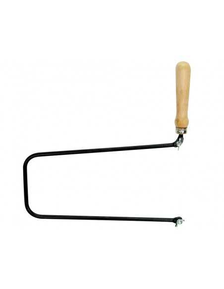 Arco de segueta grande 130x270 mm de calado mango de madera