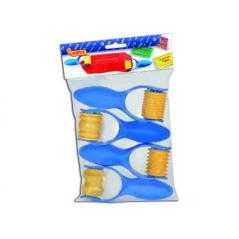 Rodillo jovi para marcar y modelar pasta bolsa de 4 unidades surtidas