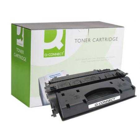 Toner q-connect compatible hp ce505x para laserjet negro 6500 paginas