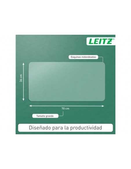 Alfombrilla de sobremesa leitz 70x36 cm transparente