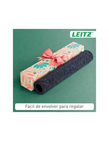Alfombrilla de sobremesa leitz fieltro 70x36 cm color gris