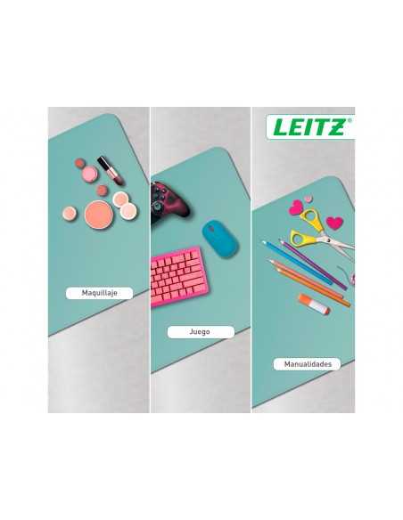 Alfombrilla de sobremesa leitz 80x40 cm color verde menta