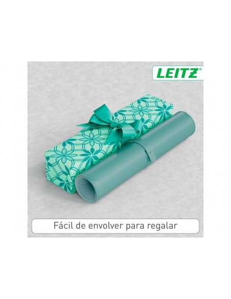 Alfombrilla de sobremesa leitz 80x40 cm color verde menta