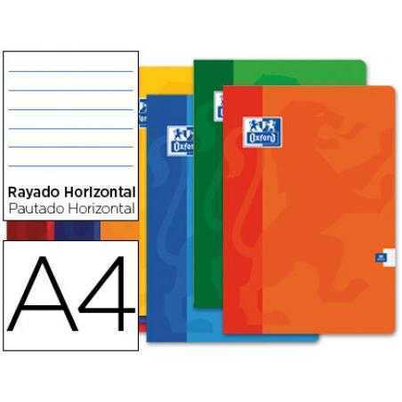 Libreta escolar oxford 48 h din a4 1 raya horizontal