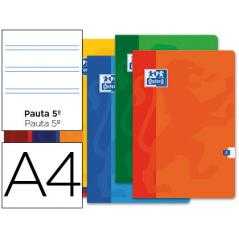 Libreta escolar oxford 48 h din a4 2 rayas pauta