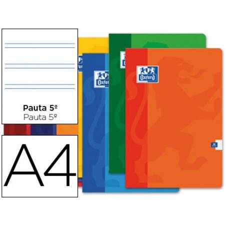 Libreta escolar oxford 48 h din a4 2 rayas pauta
