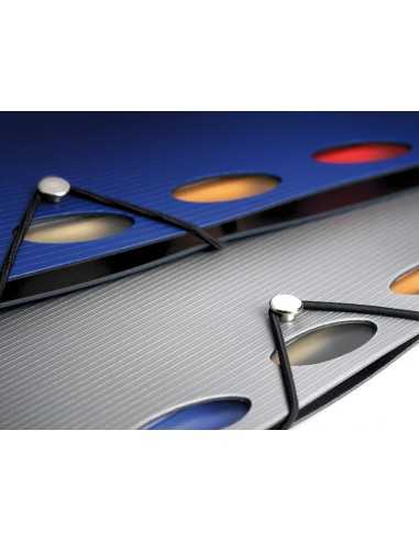 Cuaderno espiral liderpapel a4 micro executive tapa plastico 100h 80 gr cuadro 5mm 5 separadores con gomilla plata