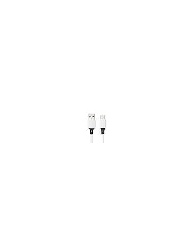 Cable usb-c a usb-a q-connect pvc longitud 2m blanco