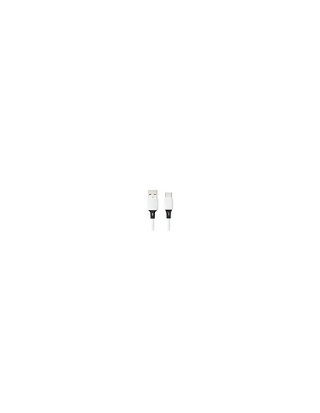 Cable usb-c a usb-a q-connect pvc longitud 2m blanco Cable usb-c a usb-a q-connect pvc longitud 2m blanco