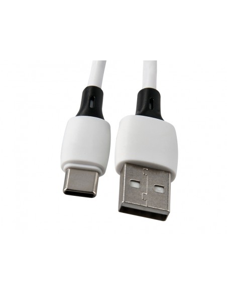Cable usb-c a usb-a q-connect pvc longitud 2m blanco Cable usb-c a usb-a q-connect pvc longitud 2m blanco