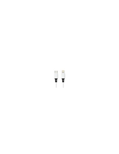 Cable usb-c a apple q-connect pvc longitud 2m blanco