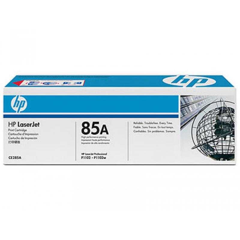 Toner hp 85a laserjet p1100/p1102 -ce285a- negro 1.600 pags