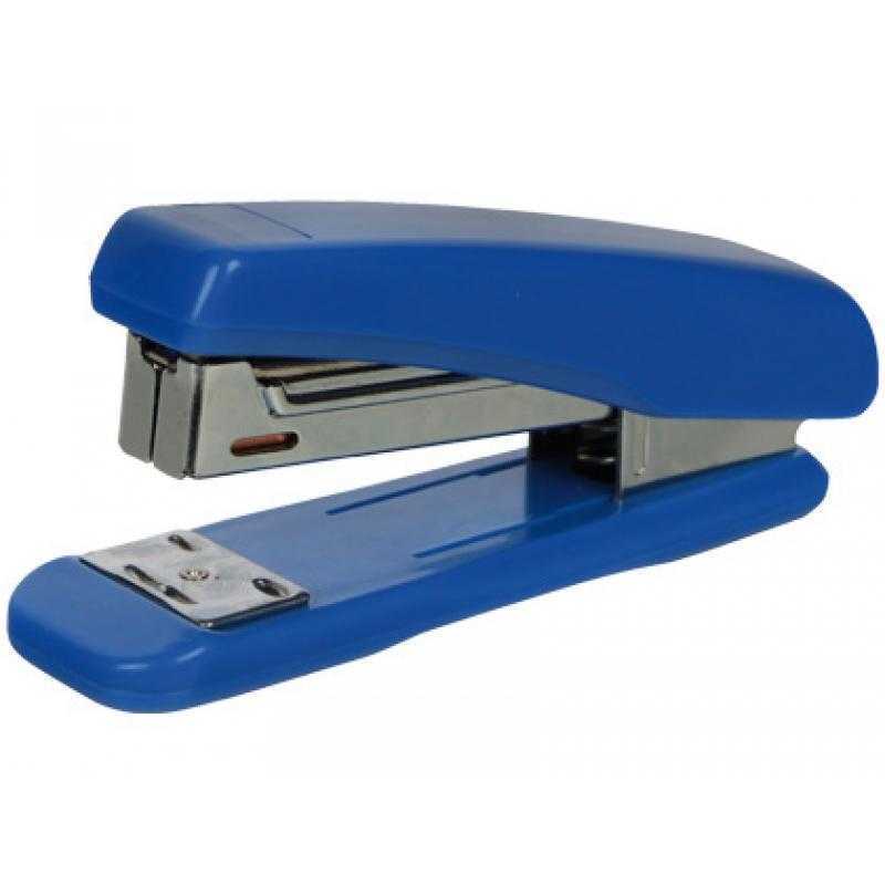 Grapadora q-connect kf11064 plastico azul capacidad 25 hojas