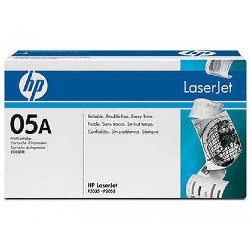 Toner hp 05a laserjet ce505a negro 2.300 pag