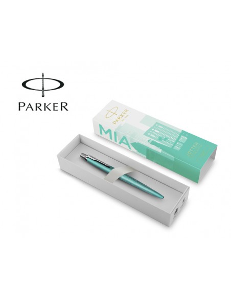Boligrafo parker jotter edicion especial global iconos miami turquesa