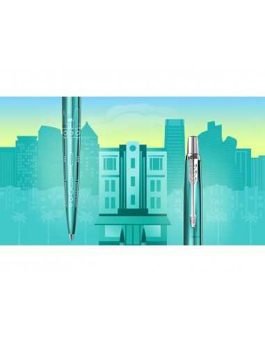 Boligrafo parker jotter edicion especial global iconos miami turquesa