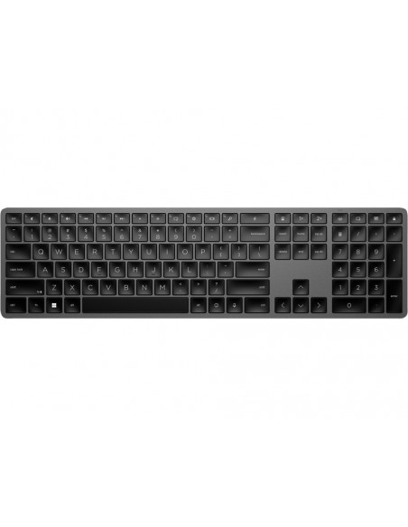 Teclado hp 975 dual inalambrico bluetooth 5.0 retroiluminacion usb-c color gris Teclado hp 975 dual inalambrico bluetooth 5.0 retroiluminacion usb-c color gris