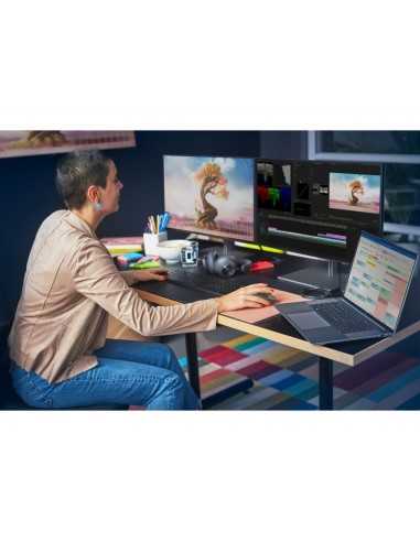 Teclado hp 975 dual inalambrico bluetooth 5.0 retroiluminacion usb-c color gris