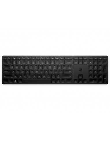 Teclado hp 455 programable inalambrico iluminacion rgb color negro