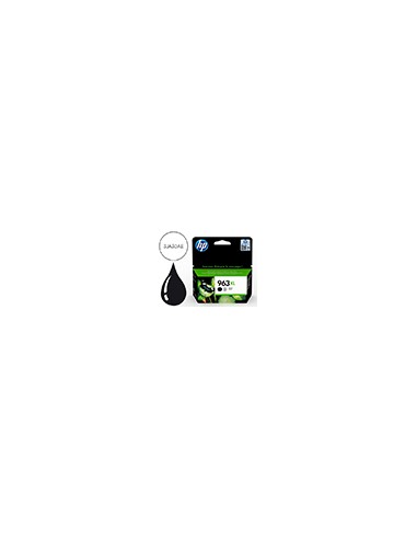 Ink-jet hp 963 xl officejet pro 9010 / 9020 / 9022 / 9023 / 9025 negro 2000 paginas