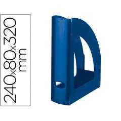 Revistero plastico q-connect azul opaco