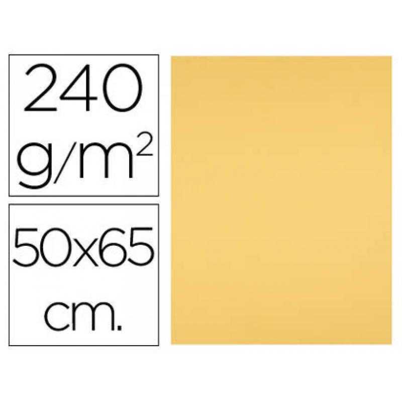 Cartulina liderpapel 50x65 cm oro 240 gr unidad