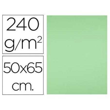 Cartulina liderpapel 50x65 cm 240g/m2 verde pistacho