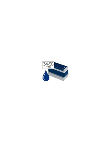 Sello automatico brother 34 mm x 58 mm azul