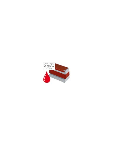 Sello automatico brother 27 mm x 70 mm rojo