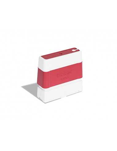 Sello automatico brother 10 mm x 60 mm rojo