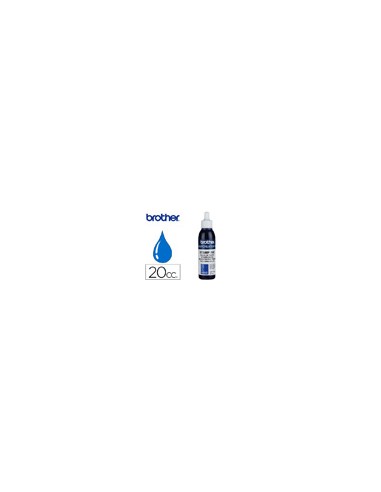 Tinta brother para sellos automaticos color azul bote de 20 cc