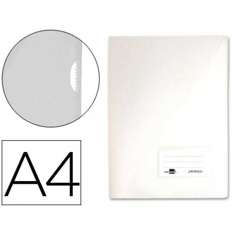 Carpeta liderpapel dossier a4 uñero transparente