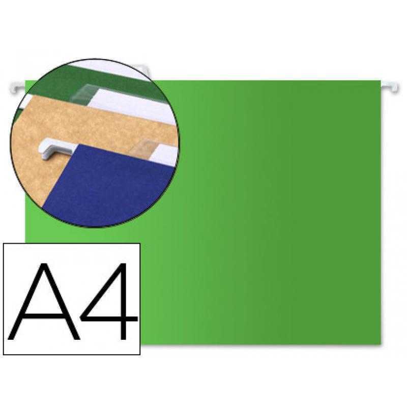Carpeta colgante liderpapel a4 verde