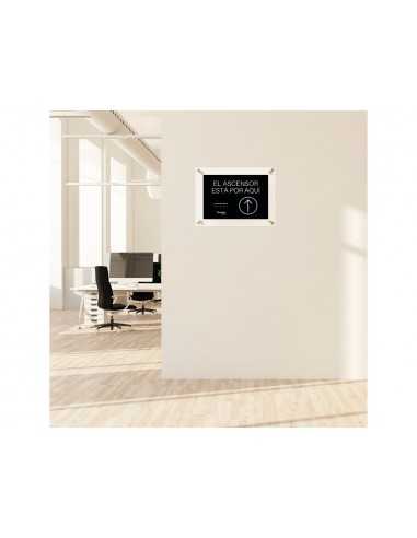 Expositor mural archivo 2000 premium con separadores embellecedores a3 vertical/horizontal