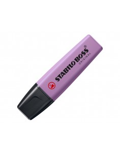 Rotulador stabilo boss fluorescente nature colors wildflower edition color lila grisaceo