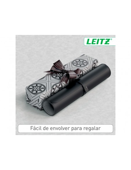 Alfombrilla de sobremesa leitz 80x40 cm color negro