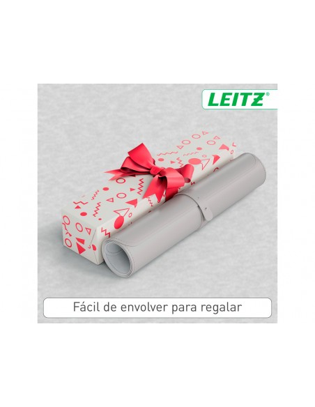 Alfombrilla de sobremesa leitz 80x40 cm color gris claro Alfombrilla de sobremesa leitz 80x40 cm color gris claro
