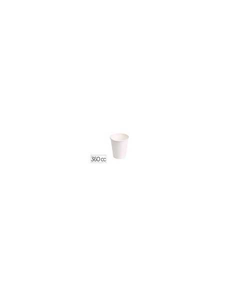 Vaso termico de carton blanco 360 cc paquete de 50 unidades Vaso termico de carton blanco 360 cc paquete de 50 unidades