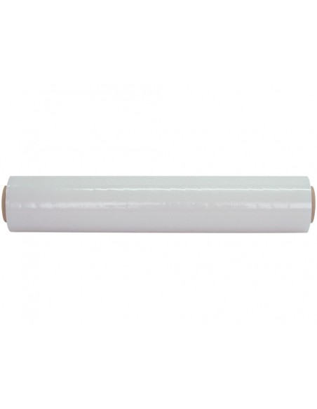 Film extensible q-connect manual ancho 500 mm largo 145 mt espesor 23 micras transparente