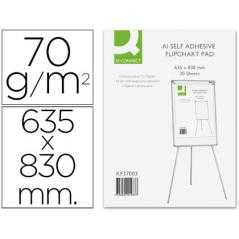 Bloc congreso q-connect papel autoadhesivo 70 grs 635x830