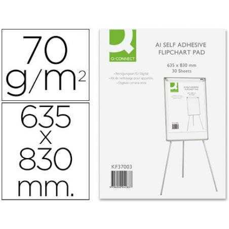 Bloc congreso q-connect papel autoadhesivo 70 grs 635x830