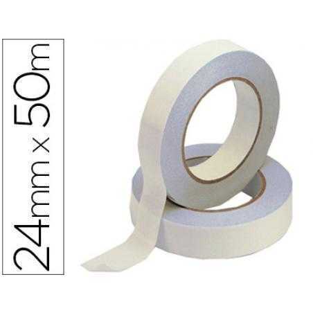 Cinta adhesiva q-connect para pintar 50 mt x 24 mm