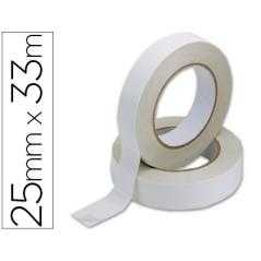 Cinta adhesiva q-connect doble cara 33 mt x 25 mm