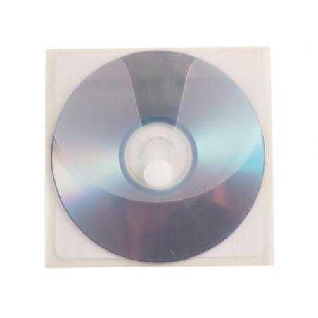 Sobre para cd q-connect polipropileno autoadhesivo convelcro-bolsa con 5 unidades-