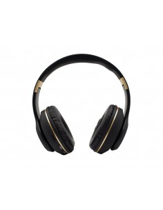 Auricular q-connect bluetooth diadema ajustable color negro