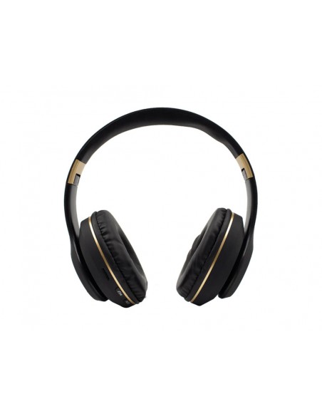 Auricular q-connect bluetooth diadema ajustable color negro
