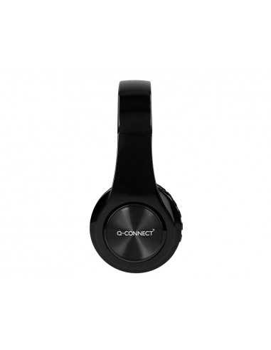 Auricular q-connect bluetooth diadema ajustable color negro