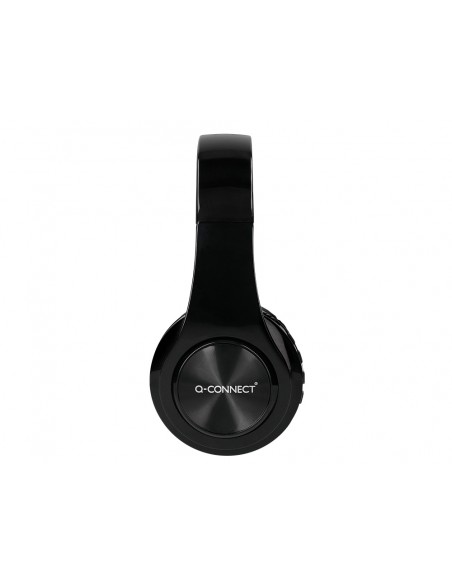 Auricular q-connect bluetooth diadema ajustable color negro