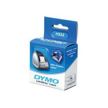 Etiqueta adhesiva dymo 11353 -tamaño 24x12 mm para impresora 400 1000 etiquetas uso multifunción