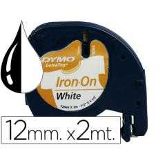 Cinta dymo 12mm para ropa maquina letratag